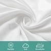 Eucalyptus Botanical Leaf Bedding Set 200 x 200 cm, 3-Piece Reversible Microfiber Set view 4