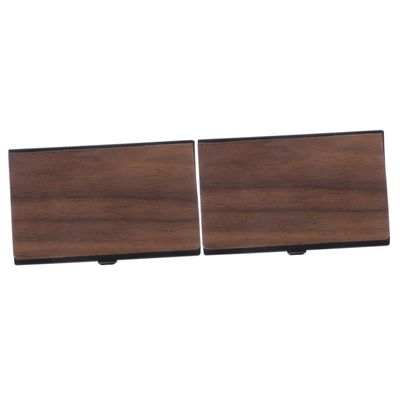 EXCEART 2-Pack Aluminum Business Card Holders, Desktop Card Cases