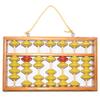 HLMYAUTO 7-Column Non-Slip Hanging Wooden Abacus view 1
