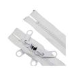 2-Way Zipper, 100–600 cm, White view 1