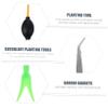 SEWOART Garden Hand Tool Set with Mini Trowel and Scissors for Bonsai or Potted Plants view 2