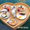 Luxury Floating Serving Tray with Handles view 2