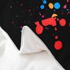 Tie-Dye Frog Duvet Cover Set, 100% Cotton, Rainbow Graffiti Style, 135 x 200 cm view 4