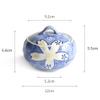 WouND Japanese Hand-Painted Ceramic Steaming Bowl with Lid view 2