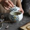 WouND Japanese Hand-Painted Ceramic Steaming Bowl with Lid view 4
