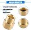 VekAuto Pressure Washer Adapter, M22 x 1.5, 1 Pc, Brass view 3