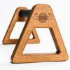 WOODPOWER PowerBars Wooden Parallettes for Push-Ups, Handstands, Yoga & Calisthenics, Non-Slip, Indoor & Outdoor, Joint-Friendly, Bodyweight Training (XL, Brown) view 3
