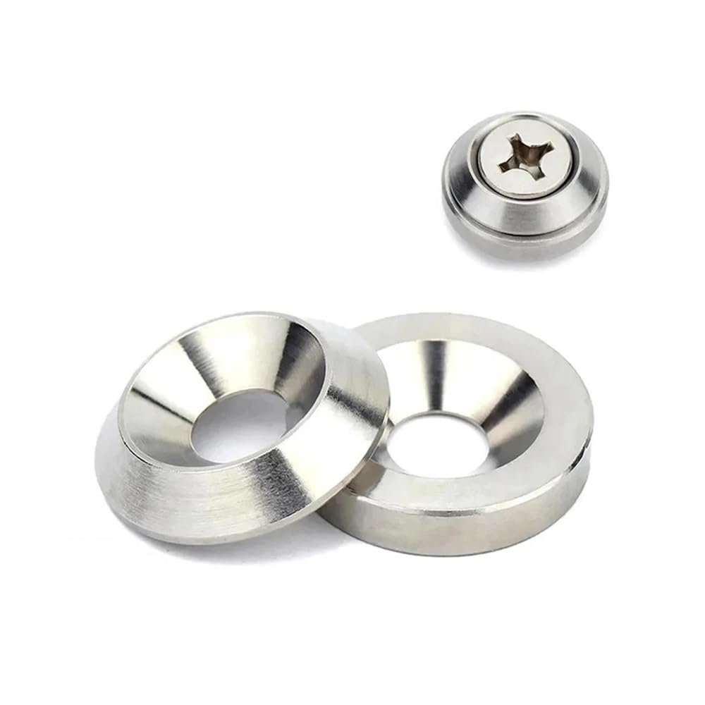 Stainless Steel Countersunk Conical Washers, M3–M10, 5/10 pcs (10 pcs)