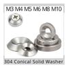 Stainless Steel Countersunk Conical Washers, M3–M10, 5/10 pcs (10 pcs) view 2
