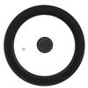 COLLBATH Silicone Pot Lid for Frying and Braising Pans with Tempered Glass and Silicone Rim view 1