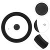 COLLBATH Silicone Pot Lid for Frying and Braising Pans with Tempered Glass and Silicone Rim view 2