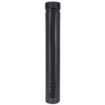Fdit Telescopic Plastic Art Storage Tube, Round Drawing Tube, Black
