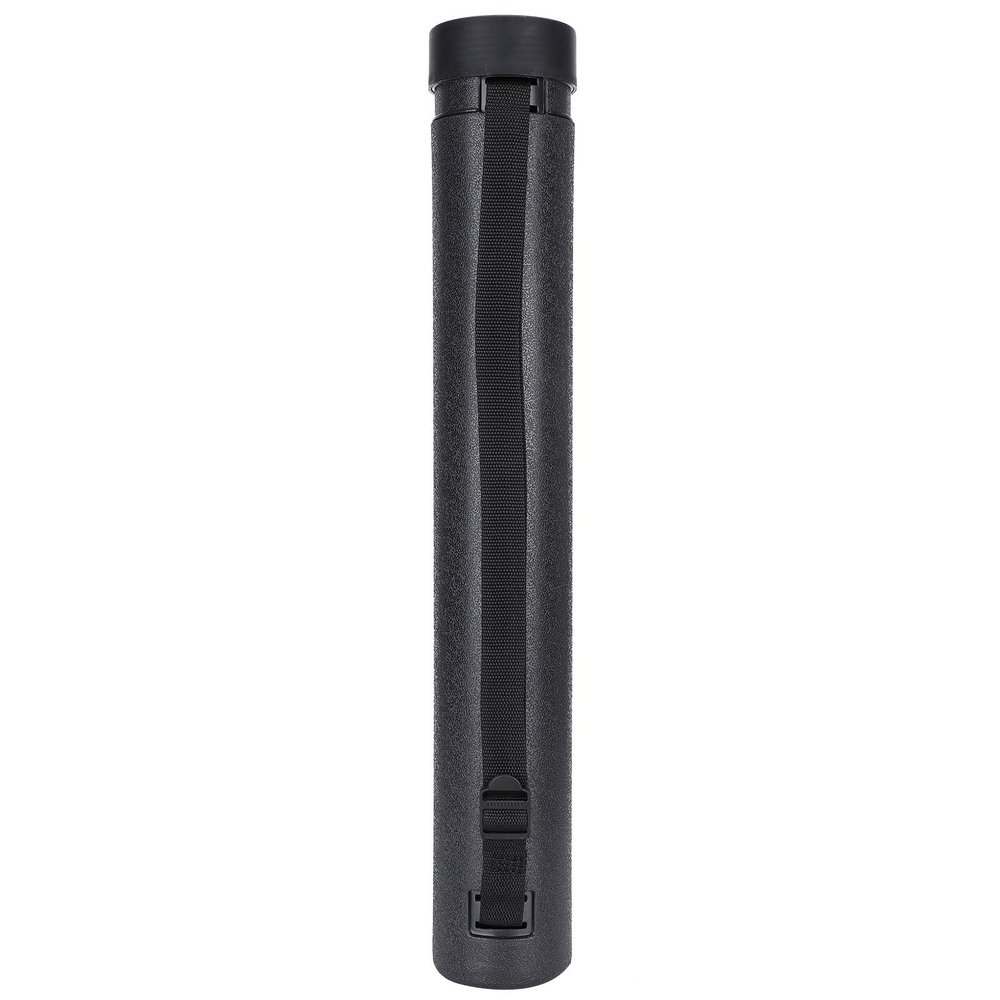 Fdit Telescopic Plastic Art Storage Tube, Round Drawing Tube, Black