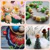 SDNAM 37-Color Crochet and Knitting Yarn, 50 g Pastel Acrylic/Cotton Yarn for Beginners view 2