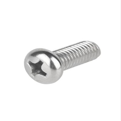 Single-Thread Multipurpose Wood Screws, 3.5 mm Phillips Pan Head, 304 Stainless Steel Machine Screws, M3.5 × 4–40 mm