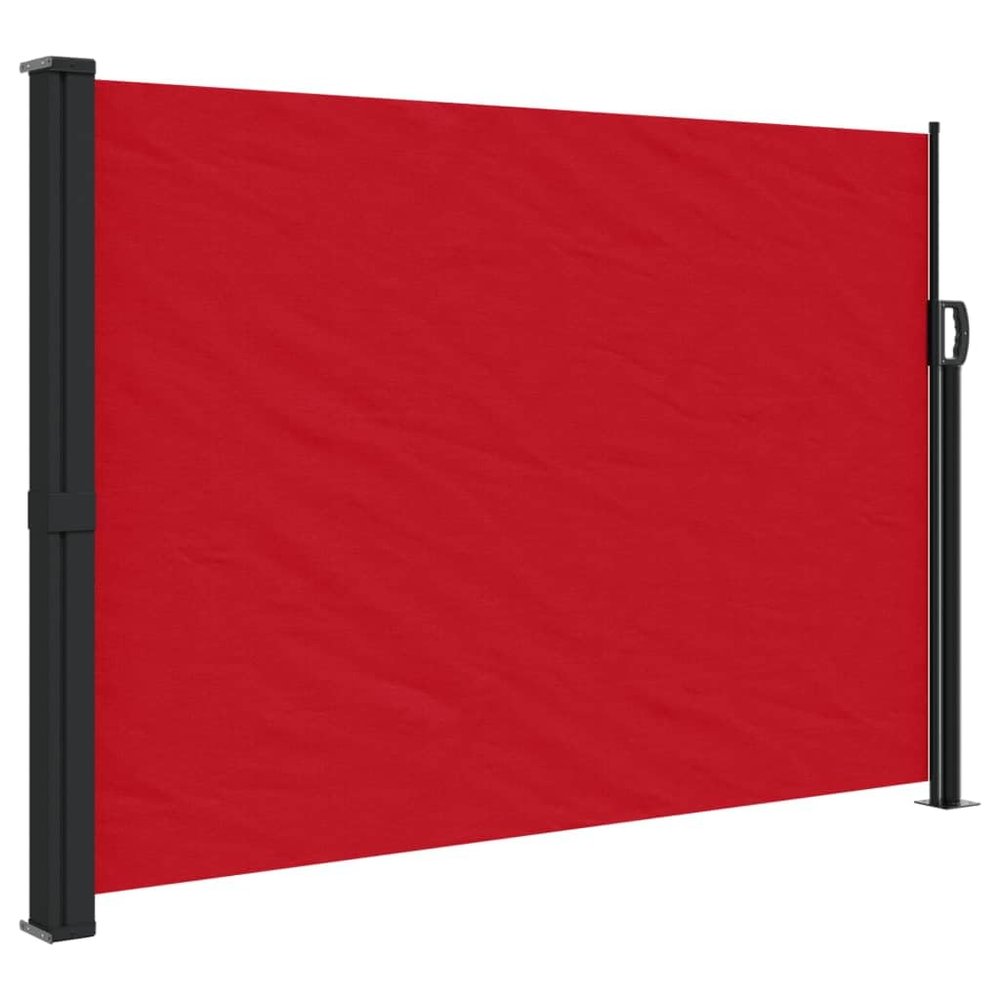 vidaXL Retractable Side Awning Red 140 x 600 cm