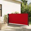vidaXL Retractable Side Awning Red 140 x 600 cm view 2
