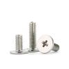 Single-Thread Multi-Purpose Wood Screws, 10 Stainless Steel Phillips Flat Wafer-Head Screws, M1.4–M8 view 1