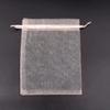 100 Transparent Organza Gift Bags with Drawstring, 17 x 23 cm view 1