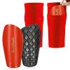OLYSPM Soccer Shin Guards with Sleeves for Kids, Teens, and Adults view 1