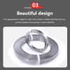PROPFE Solid Nichrome Heating Flat Wire, 0.15 mm Thick, 12 mm Wide view 2