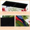 VTGHDEEQ Makeup Brush Holder and Desk Organizer with Tropical Palm Leaf Design view 2