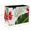 VTGHDEEQ Makeup Brush Holder and Desk Organizer with Tropical Palm Leaf Design view 3