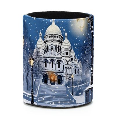 VTGHDEEQ Paris Winter City Stifthalter für den Schreibtisch