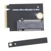 Annadue ROG Ally 2230 to 2280 SSD Expansion Card, NVMe M-Key NGFF M.2 PCIe 4.0/3.0 Gold-Finger 90-Degree Adapter, Black view 1