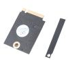 Annadue ROG Ally 2230 to 2280 SSD Expansion Card, NVMe M-Key NGFF M.2 PCIe 4.0/3.0 Gold-Finger 90-Degree Adapter, Black view 3