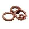 FKM X-Ring Lip Seals, Four-Lip Fluorocarbon Rubber Seals, 6.75 × 1.78 mm, 5 Pieces view 1