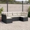 Festnight 6-Piece Black PE Rattan Lounge Set - 223 view 1