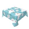Round Tablecloth, 54 x 54 in, Washable Table Cover with Cute Funny Seals view 2