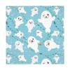 Round Tablecloth, 54 x 54 in, Washable Table Cover with Cute Funny Seals view 4