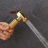 Titanium Gold Handheld Bidet Sprayer for Toilets, Hot and Cold Water, Type A view 3