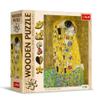 Trefl Wooden Puzzle, 200 Pieces, The Kiss, Gustav Klimt view 2
