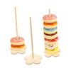 TOPBATHY 6-Piece Wooden Donut Display Stands, Random Colors view 1