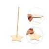 TOPBATHY 6-Piece Wooden Donut Display Stands, Random Colors view 3