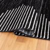 Rugshop Bohemian Stripe Rug, Stain-Resistant, Black, 70 x 120 cm view 4