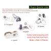 Bicycle Chain Master Link, Quick Connector for 6–12-Speed Chains (1 Pair, 10-Speed, Gold) view 4