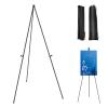 160 cm Folding Metal Easel Stand with Carrying Bag view 1