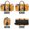 Personalized Travel & Sports Duffel Bag – Foldable Weekender, Sunflowers & Roses view 2