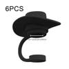 Abbdbd 6-Piece Cowboy Hat Silicone Straw Covers view 2