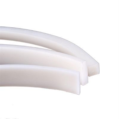 Solid Heat-Resistant Square Silicone Rubber Sealing Strip, 2–20 mm