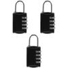 3-Piece 4-Digit Combination Padlocks for Gym Lockers view 3