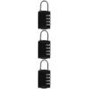 3-Piece 4-Digit Combination Padlocks for Gym Lockers view 4