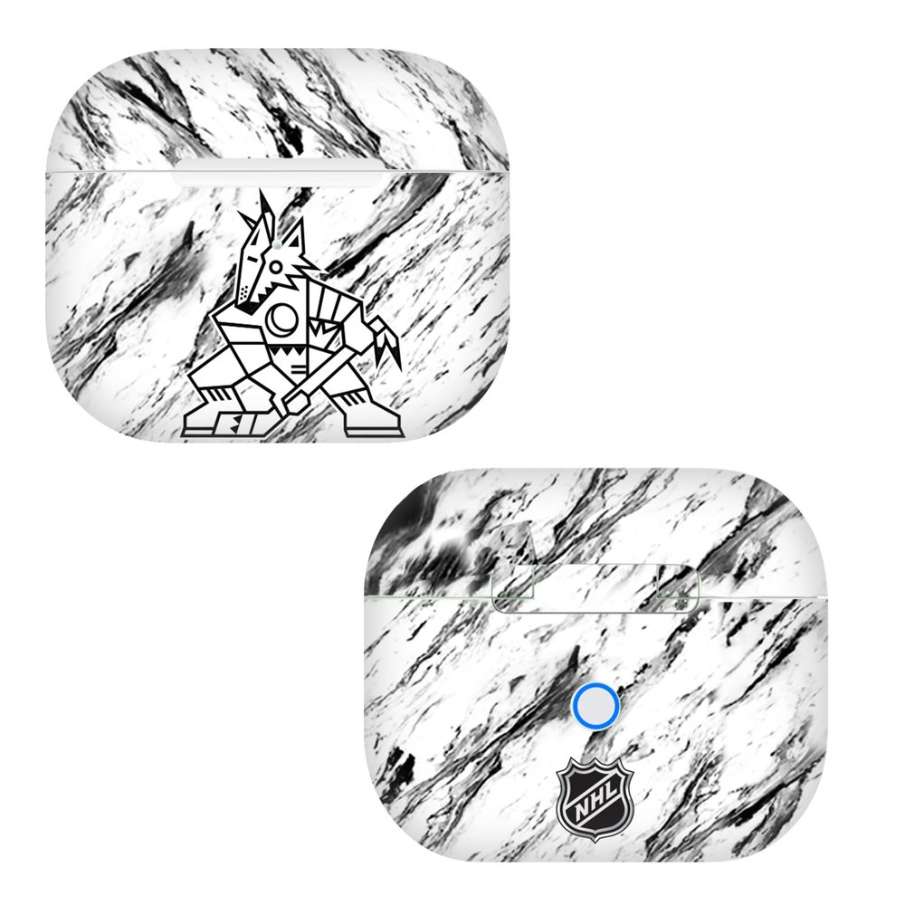 Head Case Designs Official NHL Arizona Coyotes Marble Vinyl Skin for Apple AirPods 3rd Gen