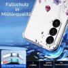 Kaywzo Case for Google Pixel 7a, Clear TPU Case with Flower Pattern view 2