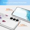 Kaywzo Case for Google Pixel 7a, Clear TPU Case with Flower Pattern view 3