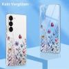 Kaywzo Case for Google Pixel 7a, Clear TPU Case with Flower Pattern view 4